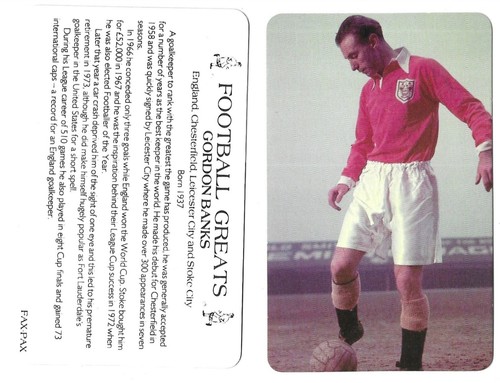 Football greats fax pax - -,