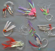 5 Packs Mackerel Feathers Bass