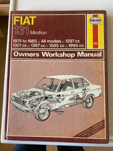 Fiat 131 mirafiori haynes - mirafiori,