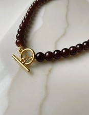 Brown Beaded Necklace
