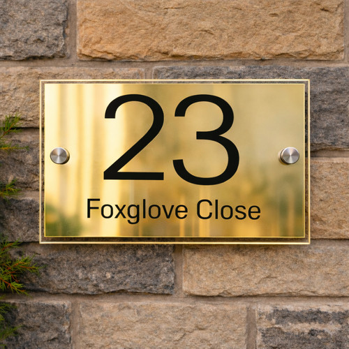 House number plaques door - number,