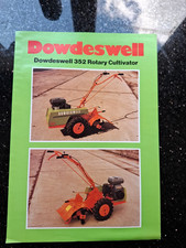 DOWDESWELL 352 ROTOVATOR SALES BROCHURE HOWARD 352 ROTAVATOR