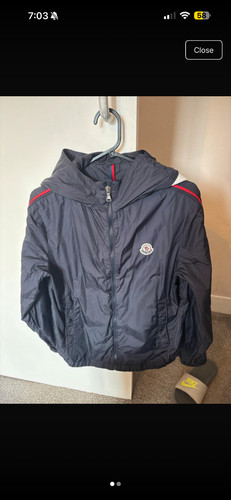 Moncler jacket unisex navy - moncler,