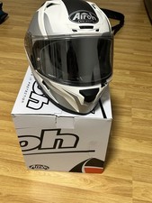 AIROH VALOR FULL FACE MOTORCYCLE HELMET - MATT WINGS WHITE
