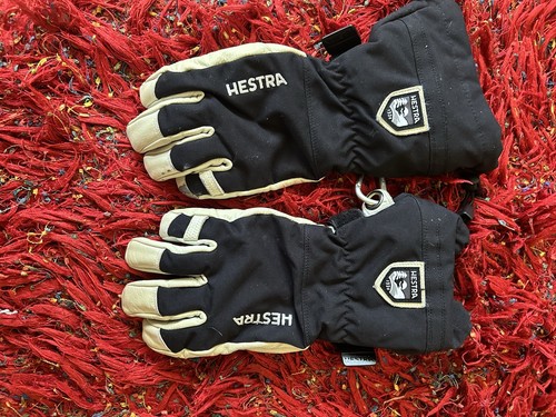 Hestra army black leather - hestra,