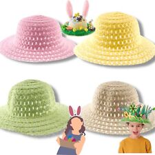 EASTER BONNET Boys Girls Summer Hat Art Craft Kids School Parade Decor Chick Egg