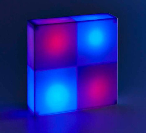 Led four square - square, mood