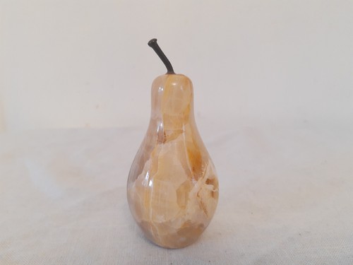 Onyx pear fruit figurine stone - onyx,