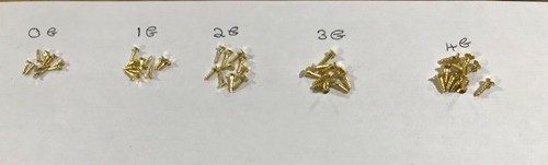 Tiny brass countersunk - tiny,