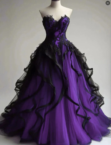 New purple wedding - new, dresses