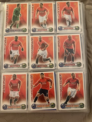 Man utd match attax - attax, 2008-09