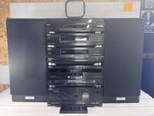 AKAI AM-M770 5 Stack Hifi Stereo System With Speakers And Remote 