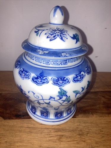 Vintage blue and white - and,