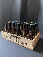 WESTVLETEREN BELGIUM BEER CRATE, Trappist, Abbey, wooden crate, 24bottles, brand