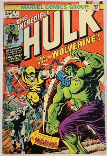 Incredible hulk 181 marvel - incredible, (marvel