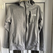 Men's North Face Mittellegi Full Zip Grey Tek Performance Hoodie Small