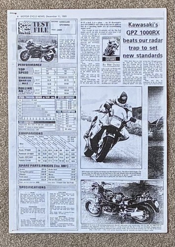 Kawasaki gpz1000rx mcn - kawasaki, news