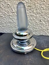 Retro vintage Art Deco Chrome rocket Lamp from the estate of Seymour Stein.