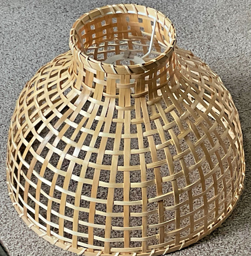 Hand woven bamboo large - woven,