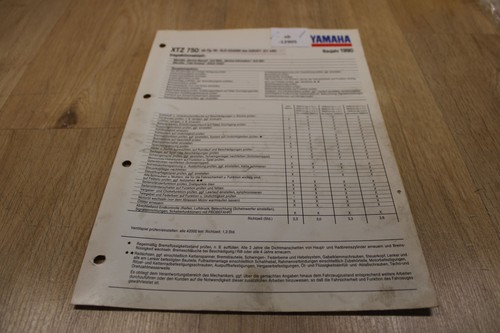 Yamaha xtz750 3ld inspection - yamaha,