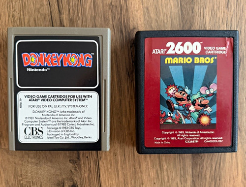 Atari mario bros donkey kong - mario,