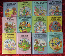 12 DISNEY'S SMALL WORLD LIBRARY by GROLIER  ** FREE UK POST ** HARDBACK