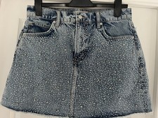 All Saints Wendal Crystal Embellished Skirt - Size 12