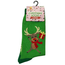 Ladies Christmas Socks, Size