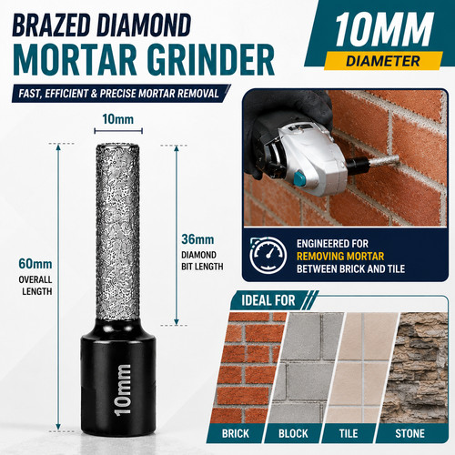 Mortar rake angle grinder - angle,