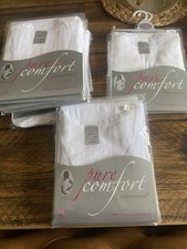 Job Lot Pure Comfort Underwear, Vests. White 100% Combed  Cotton.  M, L, XL