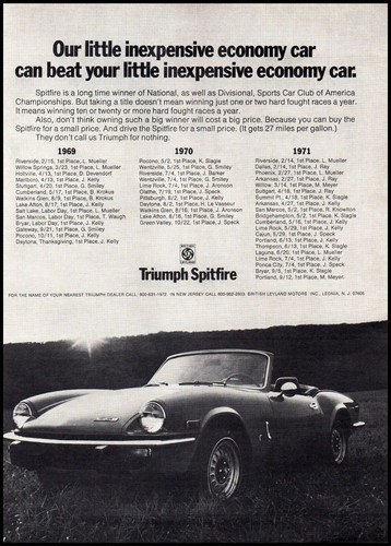 1972 triumph spitfire - triumph,