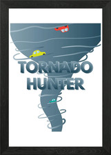 Tornado Strom Chaser Framed