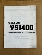GENUINE SUZUKI WORKSHOP SUPPLEMENTARY SERVICE MANUAL VS1400 GLF GLP T MODEL 96