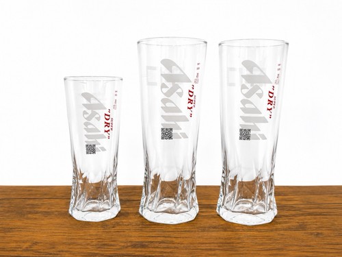 Asahi super dry - beer, glasses