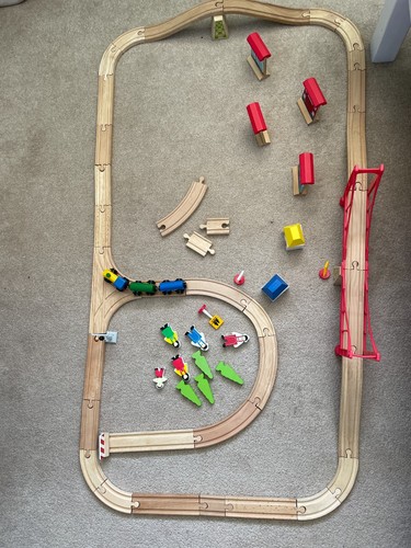 Wooden train set - ,, bigjigs