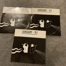DJ Members Only Disco Mix Club January 1991. 3 12 inch vinyls Preowned 