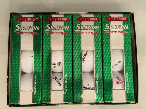 New srixon soft feel white - new,