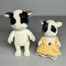 Sylvanian Families Friesian Cow Family Cow Figures Daisy & Annabell Buttercup