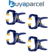X4 Irwin Quick Grip 38mm 1 1/2 Inch Handi Clamps 20kg Non Marking Q/G59100