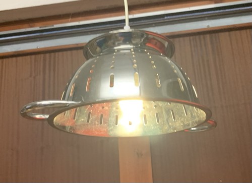 Unusual colander pendant - unusual,