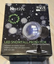 John Lewis Festive LED Snowfall Light Projector Outdoor Christmas lights RRP £29