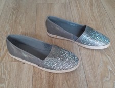 Graceland Silver Sparkly Shoes