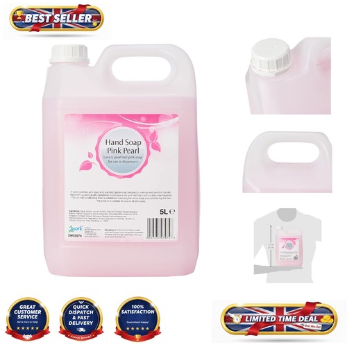 Luxury pink pearl liquid hand - pink,