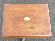 Antique Oak Canteen Box 11 X 15 X3.5" Empty.