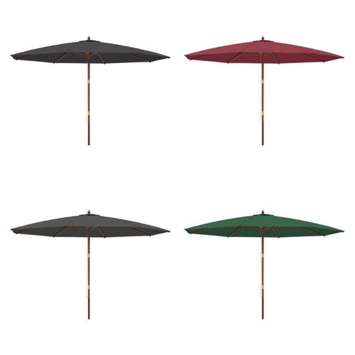Garden parasol with wooden - parasol,