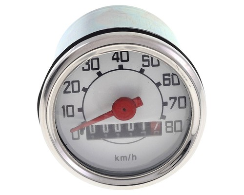 Speedometer plain car - km/h,