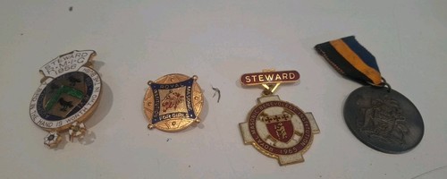 Masonic lodge medals and - 4,