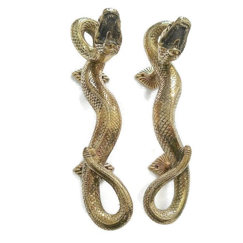 Large brass python - large,