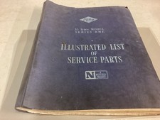 RILEY 1 1/2 Series RME Illustrated List Of Service Parts 1953