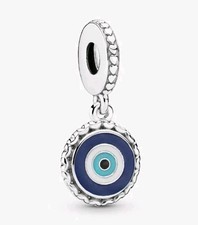 Pandora Charm Evil Eye silver